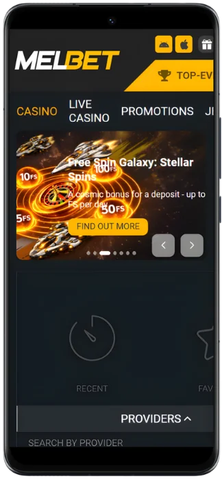 Melbet Captura de tela do jogo de cassino