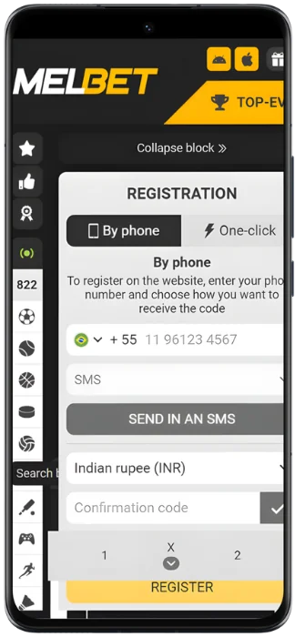Melbet Captura de tela do site